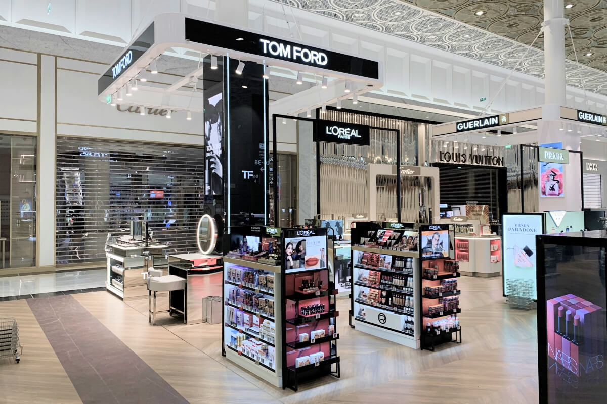 Tom Ford Shop im Flughafen CDG Paris